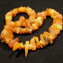 Raw baltic amber necklace 41.5 gr